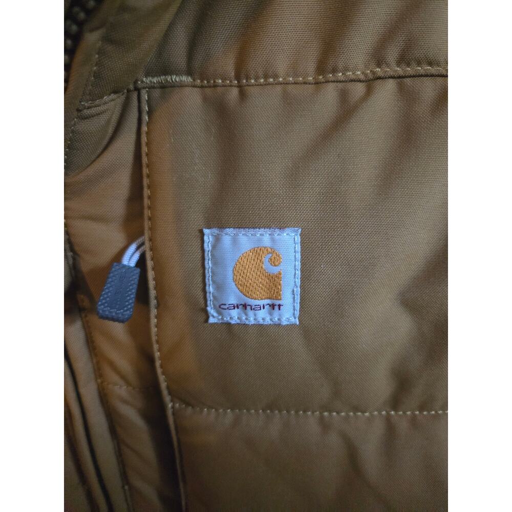 Carhartt Youth/Womans Montana Sherpa-Lined Puffer Jacket SizeL Womans Size S EUC - Picture 3 of 6